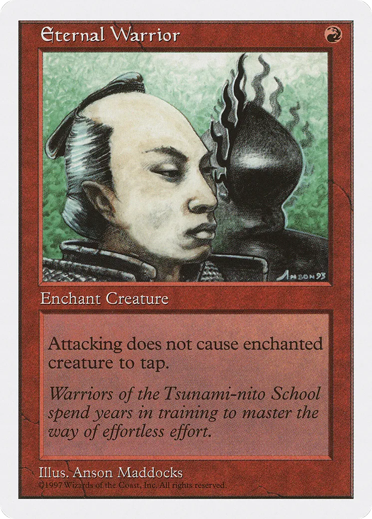 Guerrier éternel — Fifth Edition — Magic: The Gathering