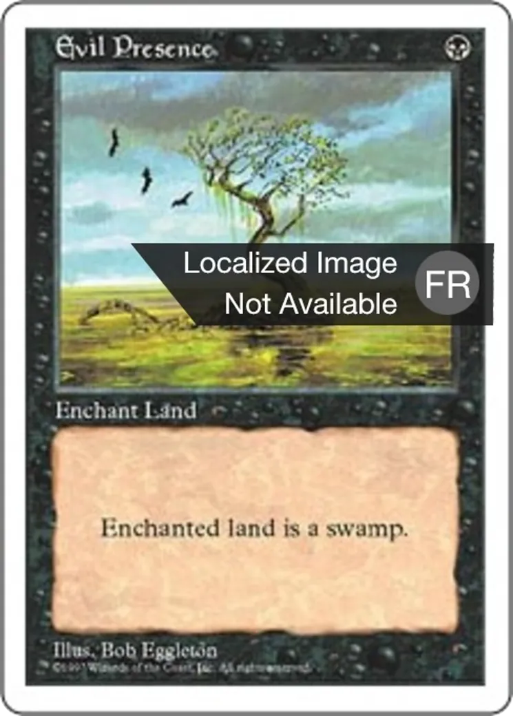 Présence malveillante — Fifth Edition — Magic: The Gathering