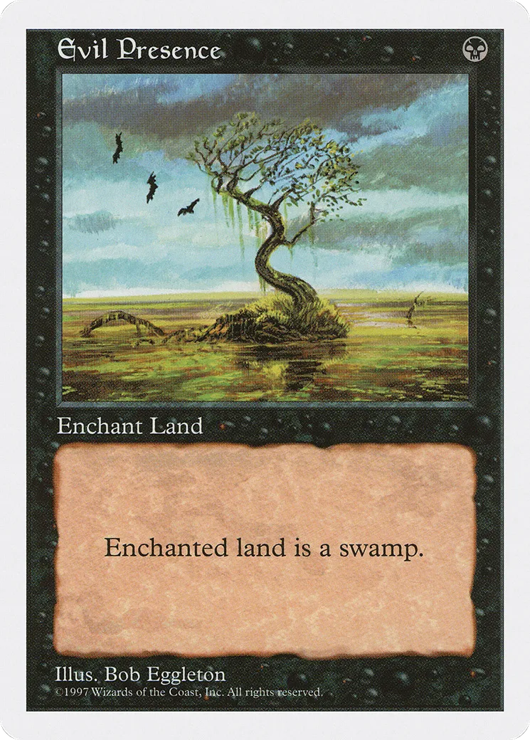Présence malveillante — Fifth Edition — Magic: The Gathering