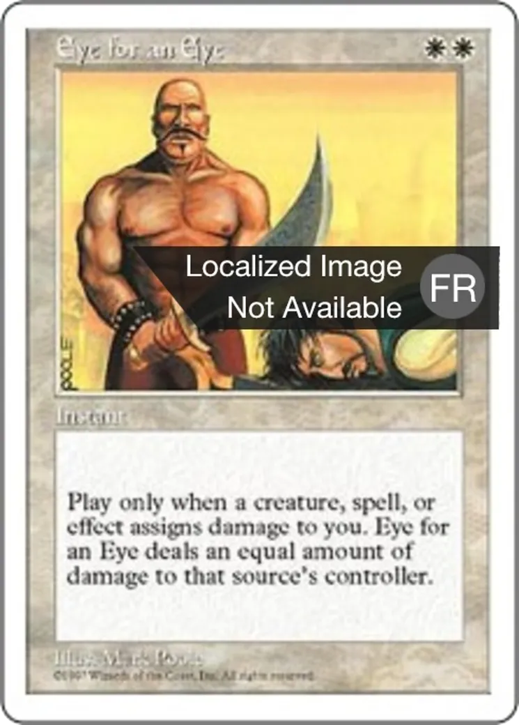 OEil pour OEil — Fifth Edition — Magic: The Gathering