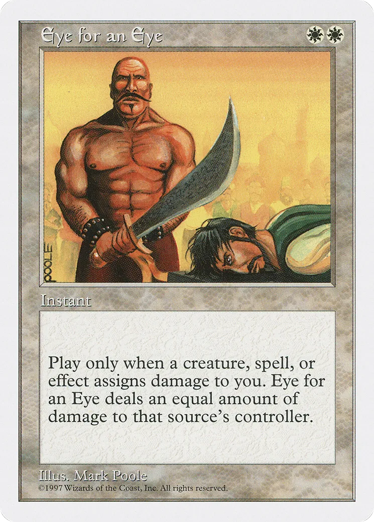 Eye for an Eye — Fifth Edition — Magic: The Gathering