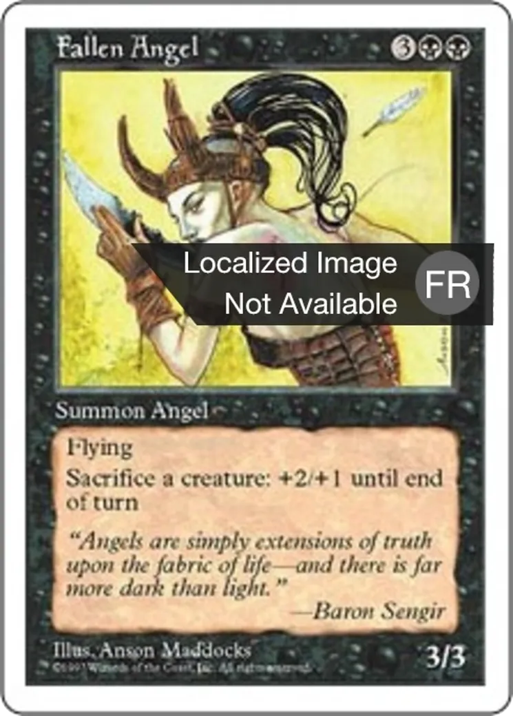 Ange déchue — Fifth Edition — Magic: The Gathering