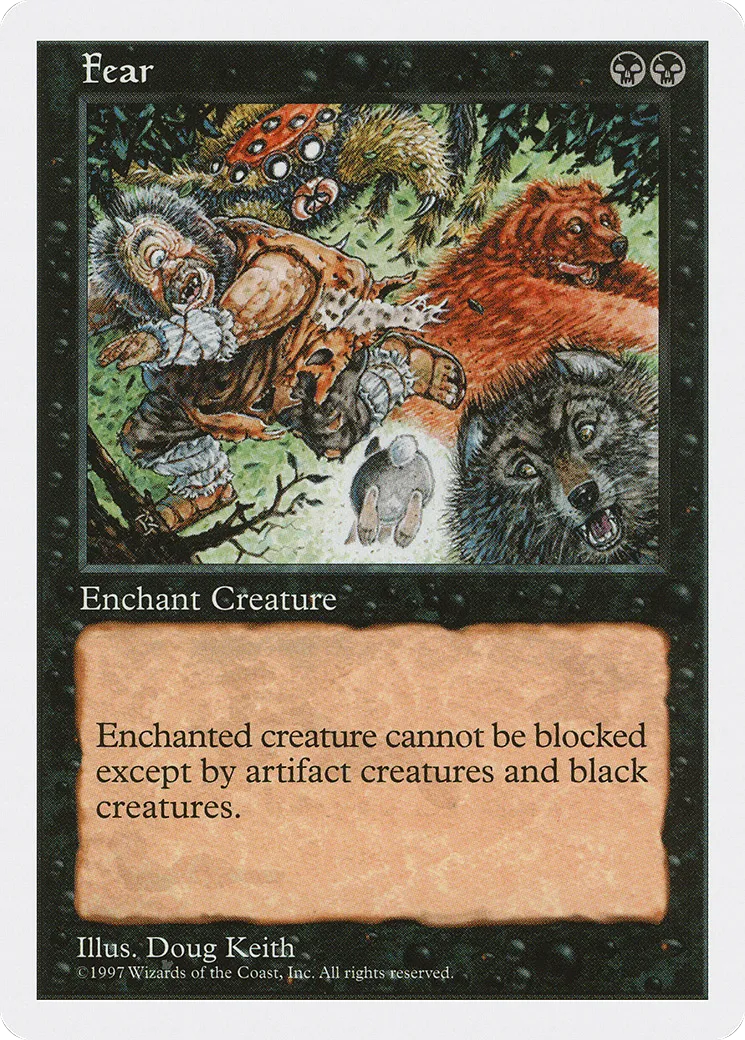 Fear — Fifth Edition — Magic: The Gathering