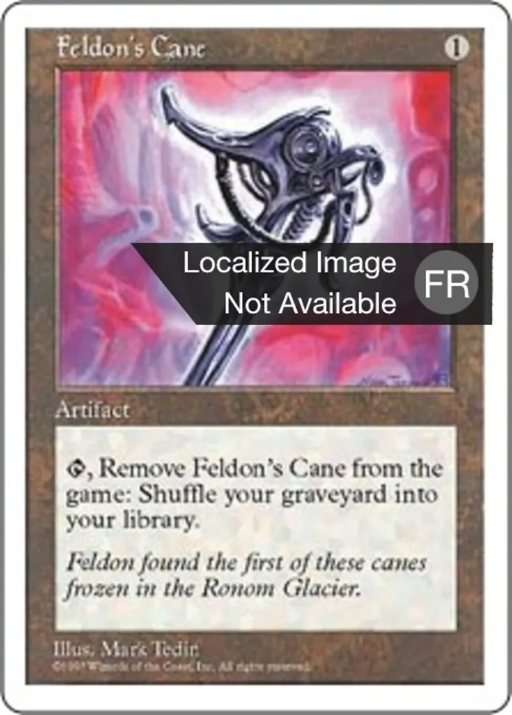 Canne de Feldonn — Fifth Edition — Magic: The Gathering