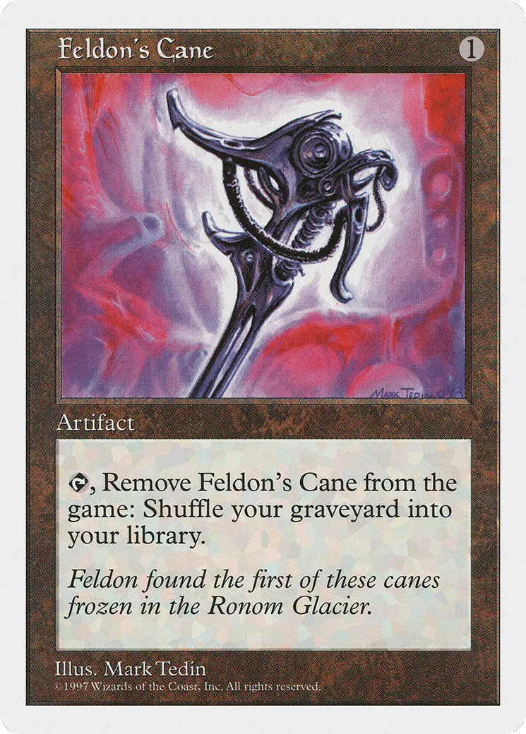 Feldon's Cane — Fifth Edition — Magic: The Gathering