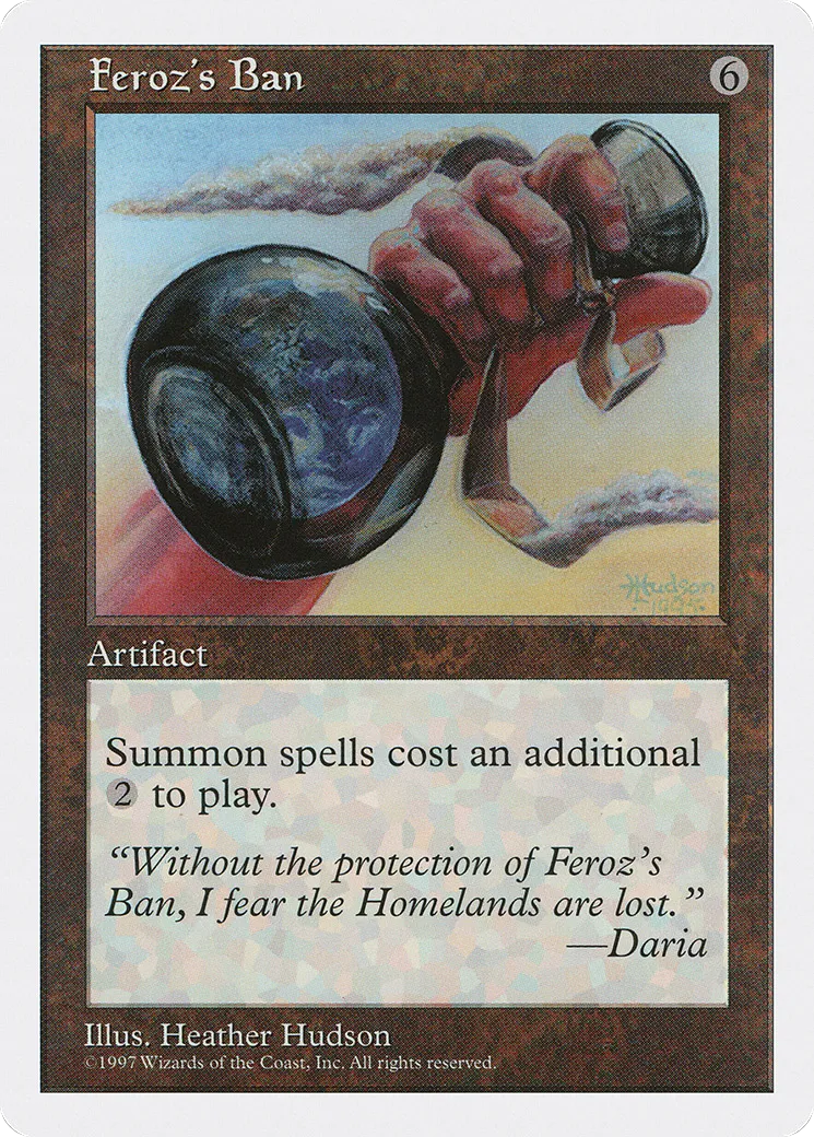Feroz's Ban — Fifth Edition — Magic: The Gathering