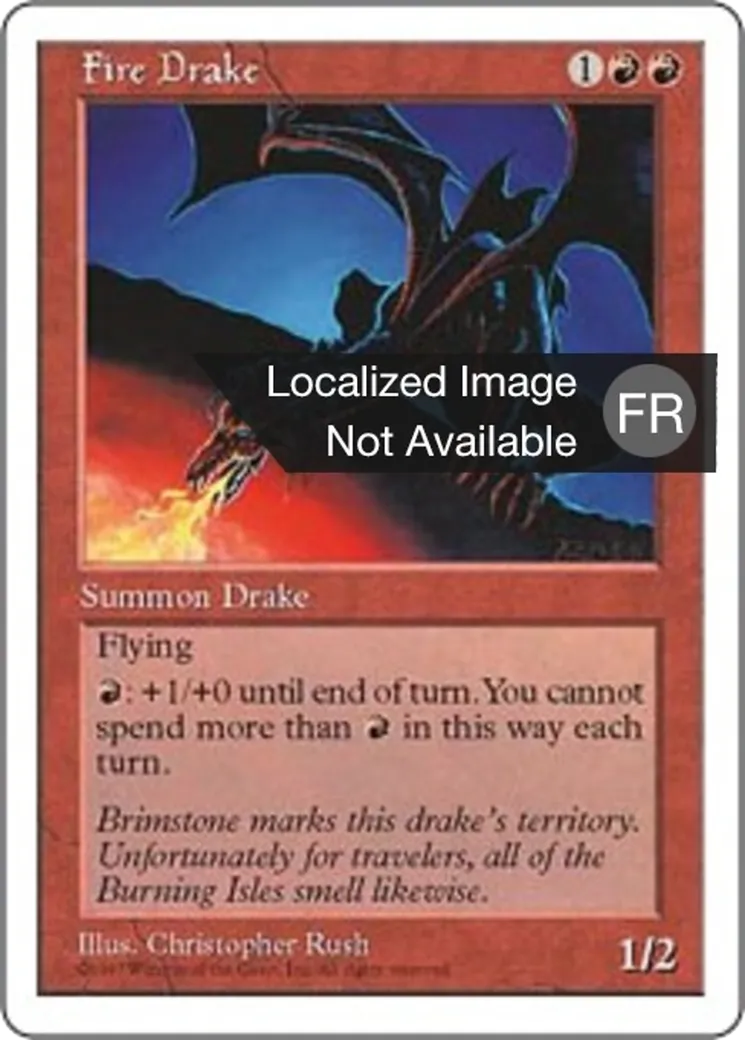 Drâkon de feu — Fifth Edition — Magic: The Gathering