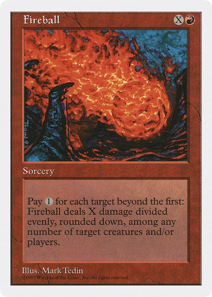 Fireball — Fifth Edition — Magic: The Gathering