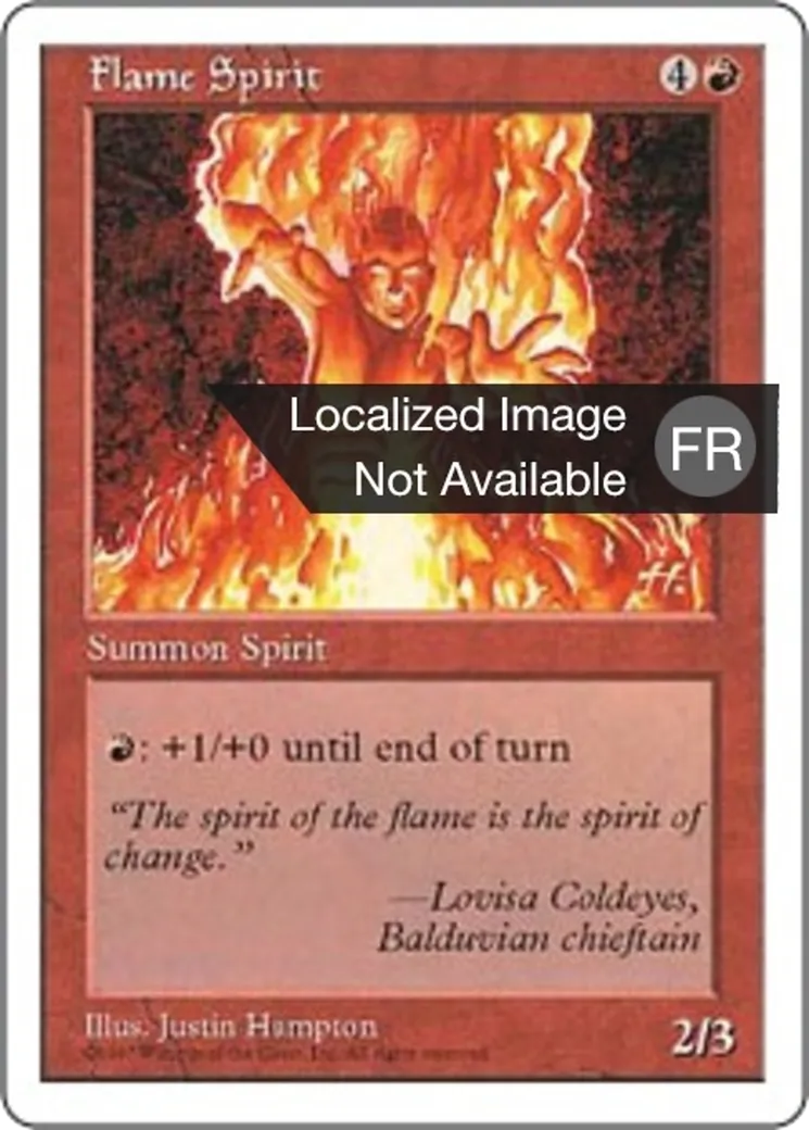 Esprit de flamme — Fifth Edition — Magic: The Gathering