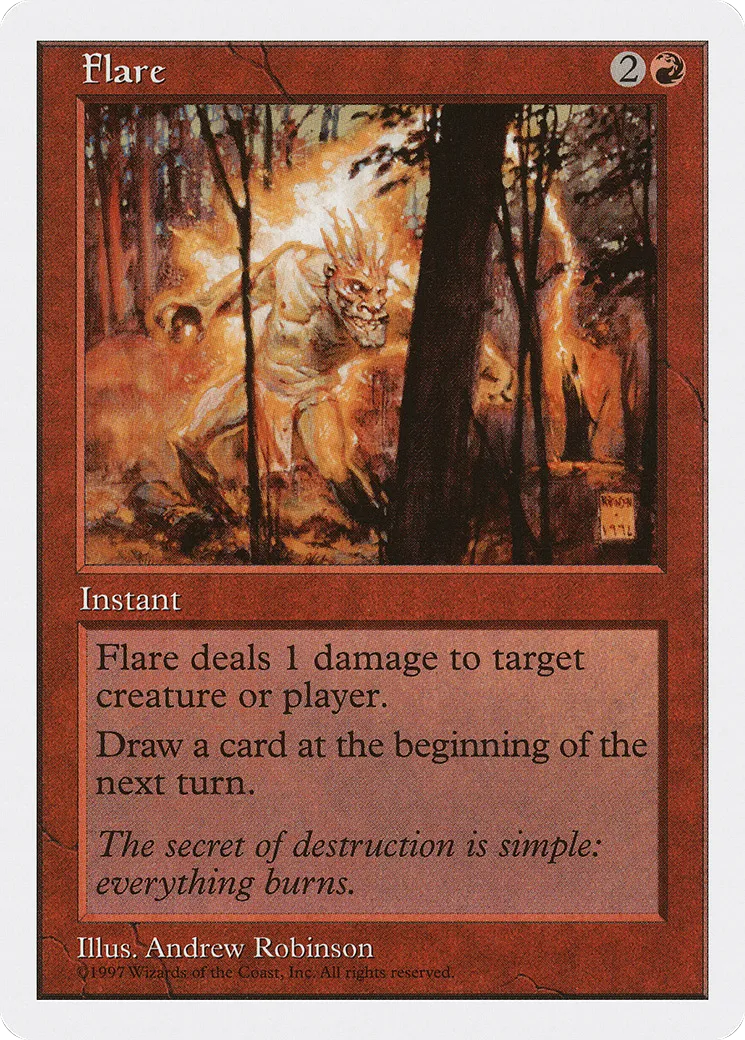 Flamboiement — Fifth Edition — Magic: The Gathering