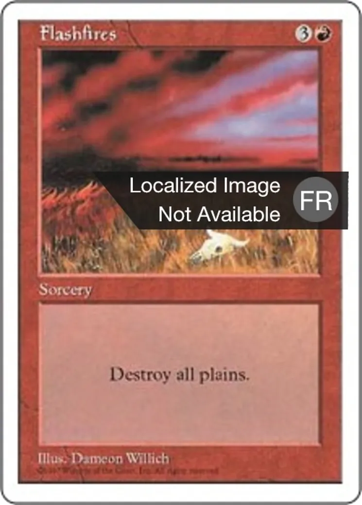 Feu de brousse — Fifth Edition — Magic: The Gathering