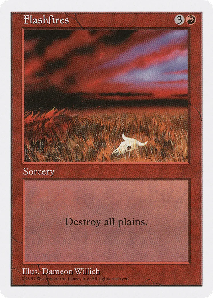 Flashfires — Fifth Edition — Magic: The Gathering