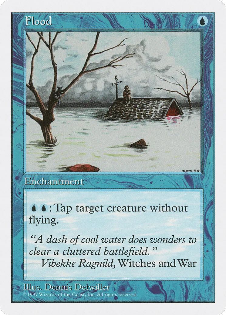 Flood — Fifth Edition — Magic: The Gathering