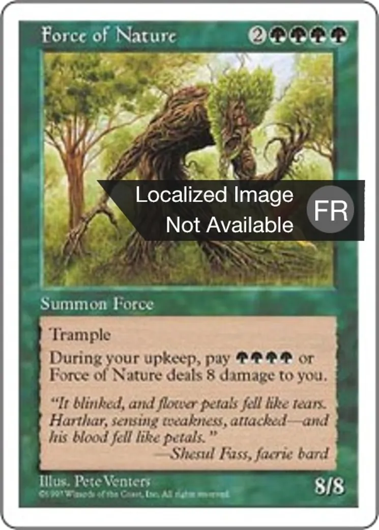 Force de la Nature — Fifth Edition — Magic: The Gathering