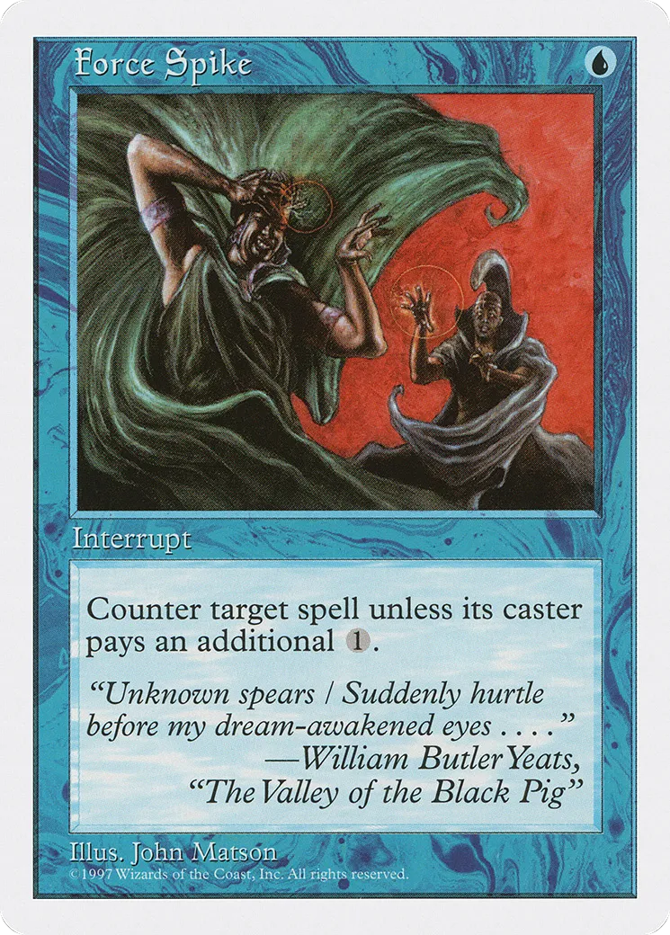 Force Spike from Fifth Edition - Magic: The Gathering