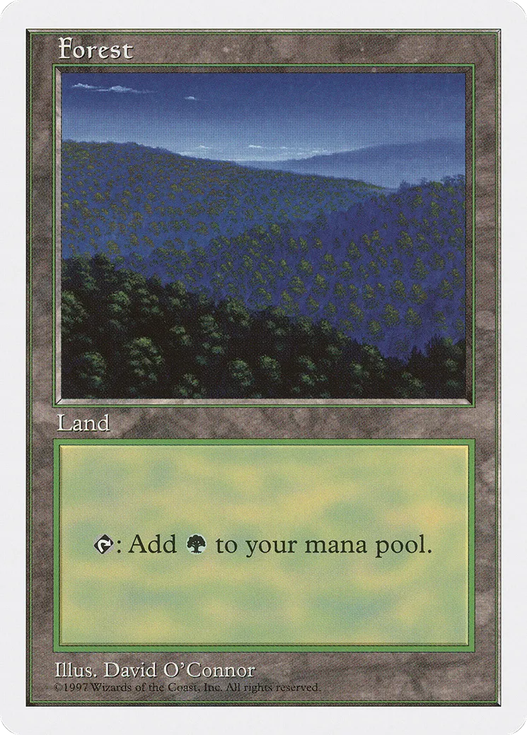 Forest from Fifth Edition - Magic: The Gathering