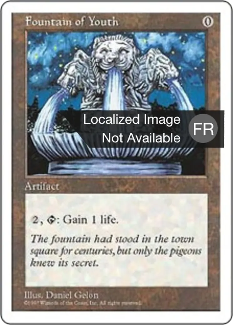 Fontaine de jouvence — Fifth Edition — Magic: The Gathering