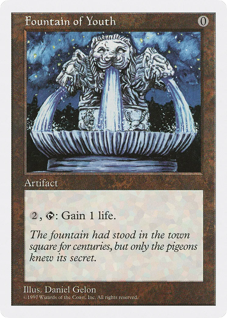Fountain of Youth from Fifth Edition - Magic: The Gathering