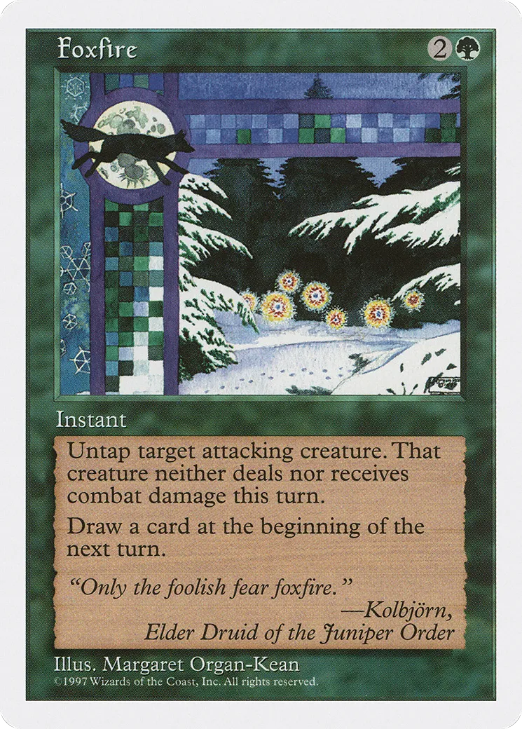 Foxfire from Fifth Edition - Magic: The Gathering