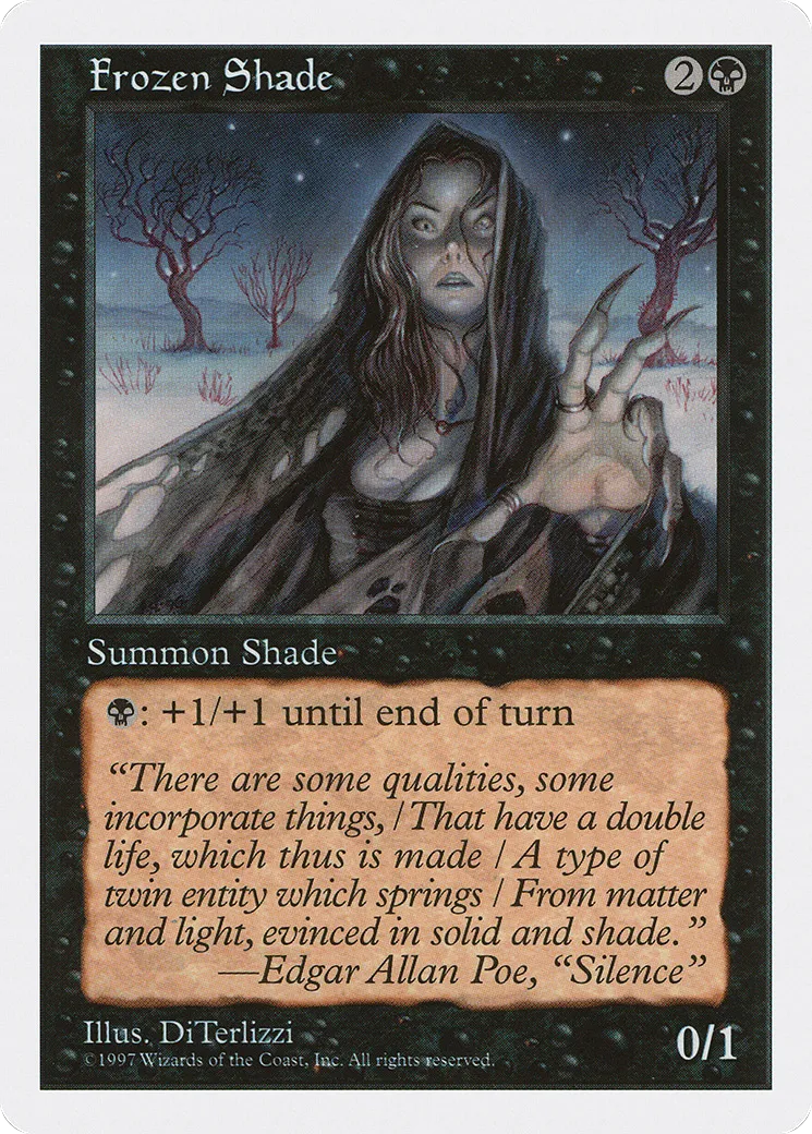 Ombre glaciale — Fifth Edition — Magic: The Gathering