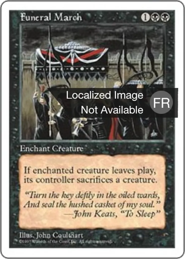 Cortège funèbre — Fifth Edition — Magic: The Gathering