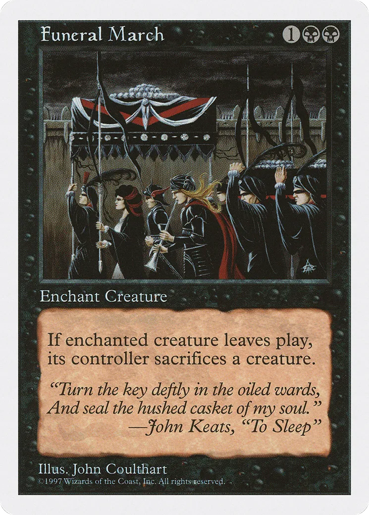 Funeral March — Fifth Edition — Magic: The Gathering