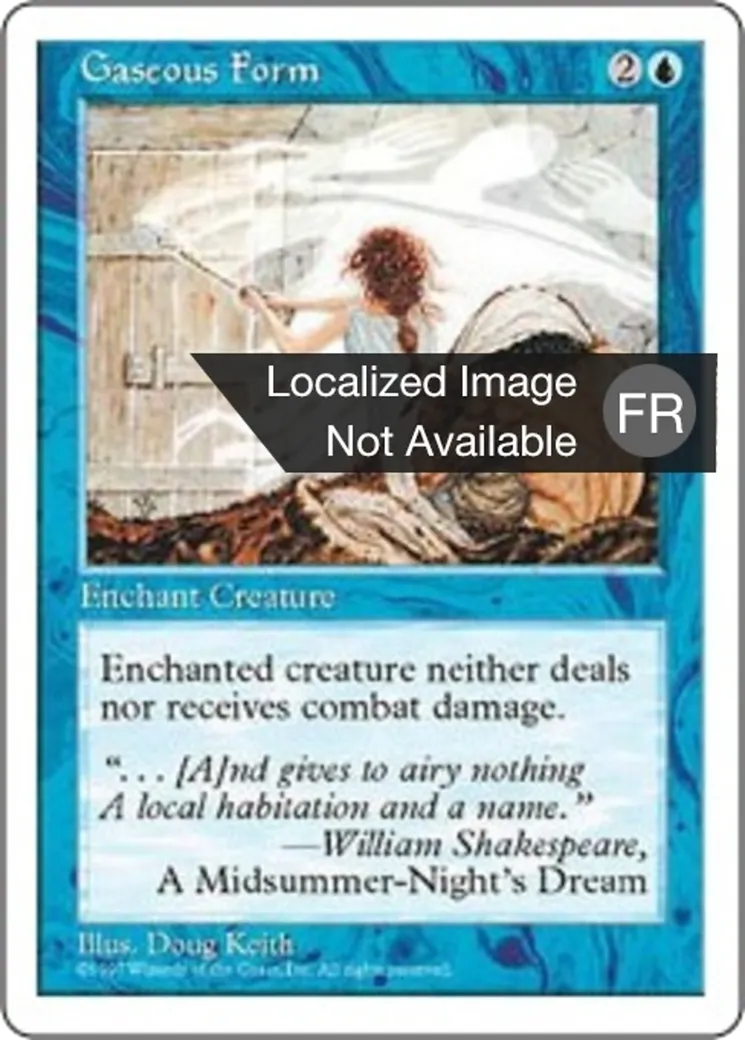 Forme gazeuse — Fifth Edition — Magic: The Gathering