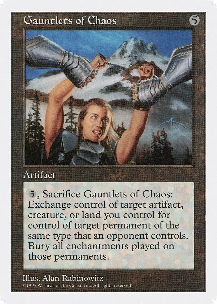 Gauntlets of Chaos — Fifth Edition — Magic: The Gathering
