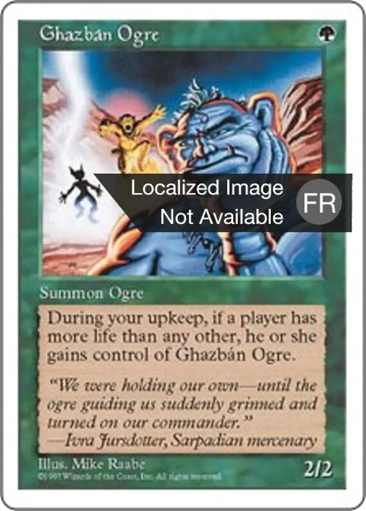 Ogre du Ghazban from Fifth Edition - Magic: The Gathering