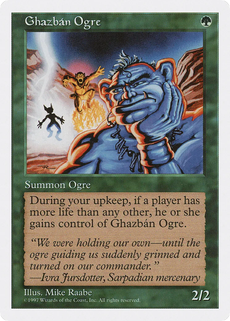 Ogre du Ghazban — Fifth Edition — Magic: The Gathering