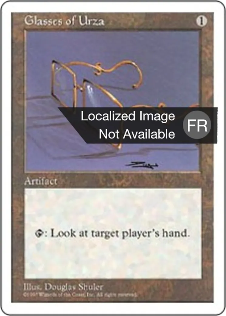 Lunettes d'Urza — Fifth Edition — Magic: The Gathering