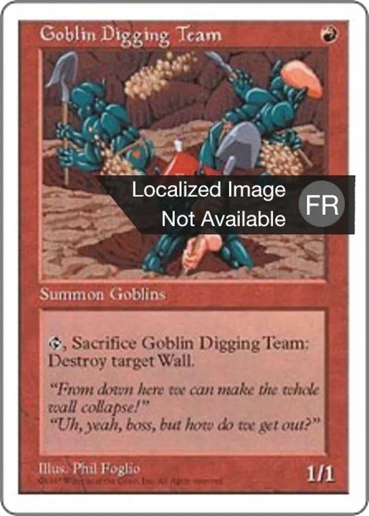 Équipe de minage gobeline — Fifth Edition — Magic: The Gathering