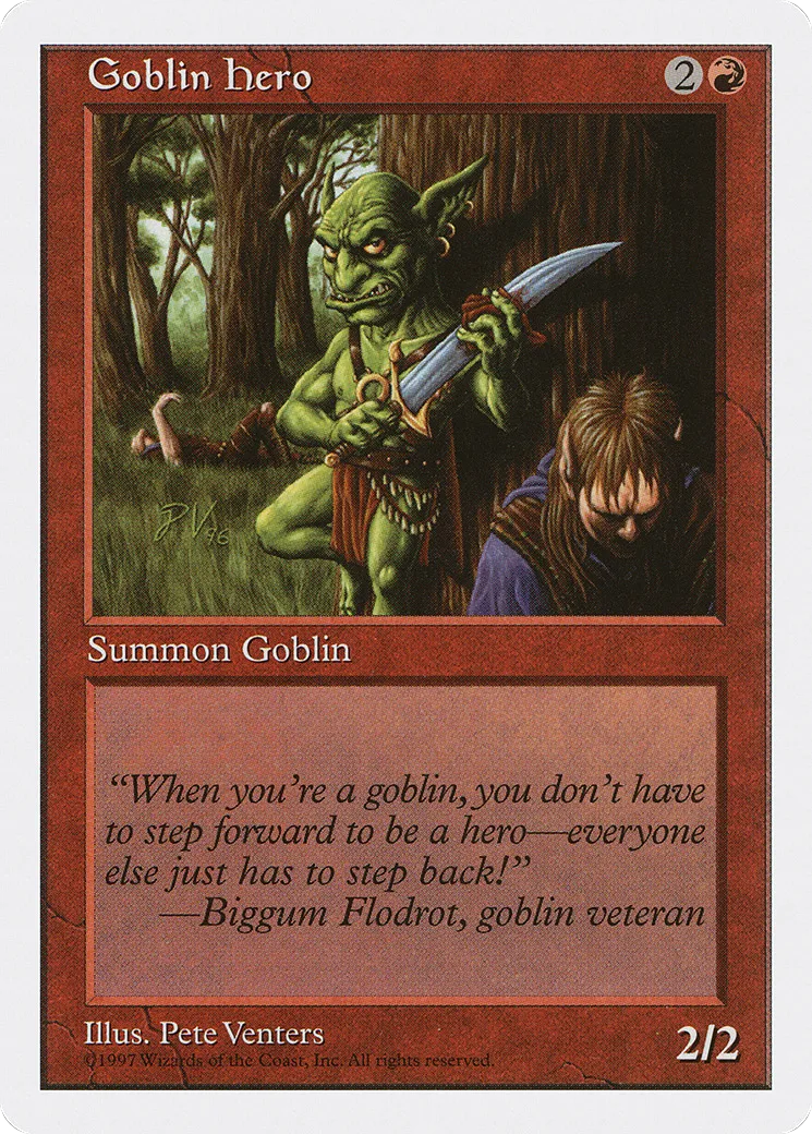 Heros gobelin — Fifth Edition — Magic: The Gathering