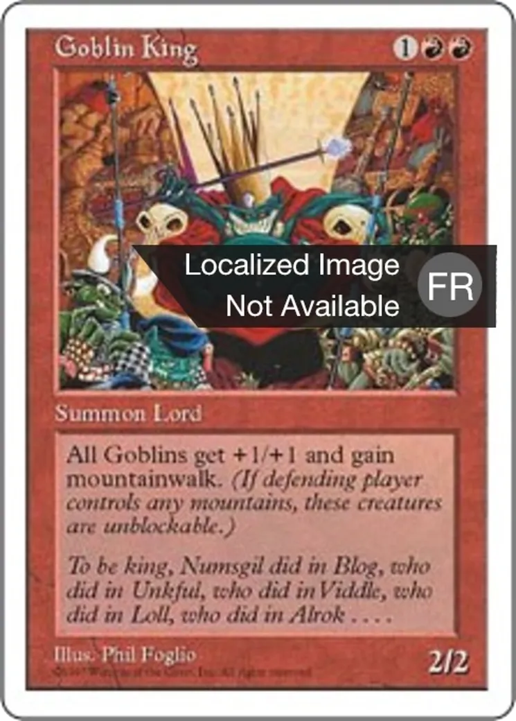 Roi des gobelins — Fifth Edition — Magic: The Gathering
