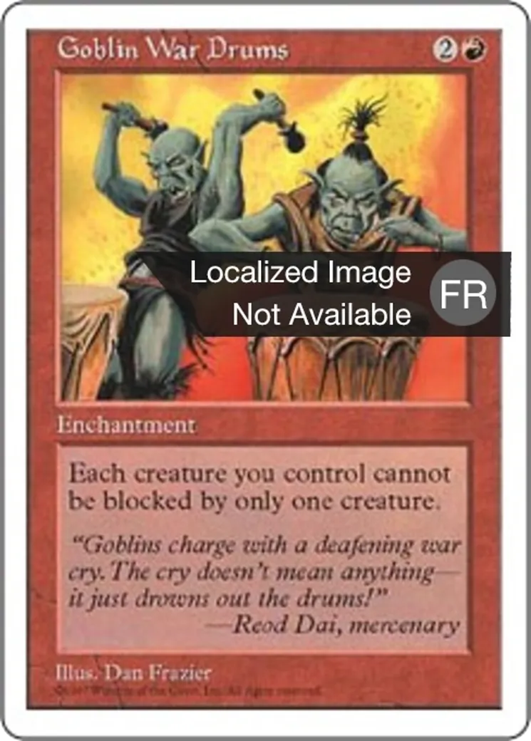 Tambours de guerre gobelins — Fifth Edition — Magic: The Gathering