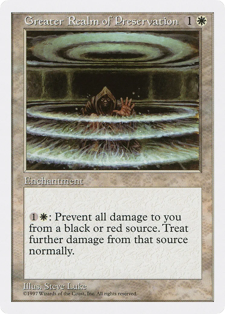 Greater Realm of Preservation — Fifth Edition — Magic: The Gathering