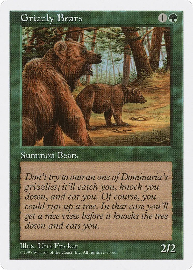 Grizzlis — Fifth Edition — Magic: The Gathering