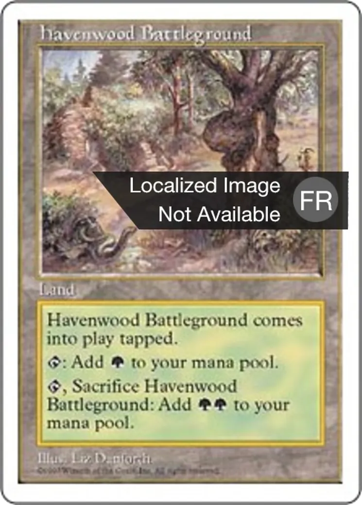 Champ de bataille d'Havrebois — Fifth Edition — Magic: The Gathering