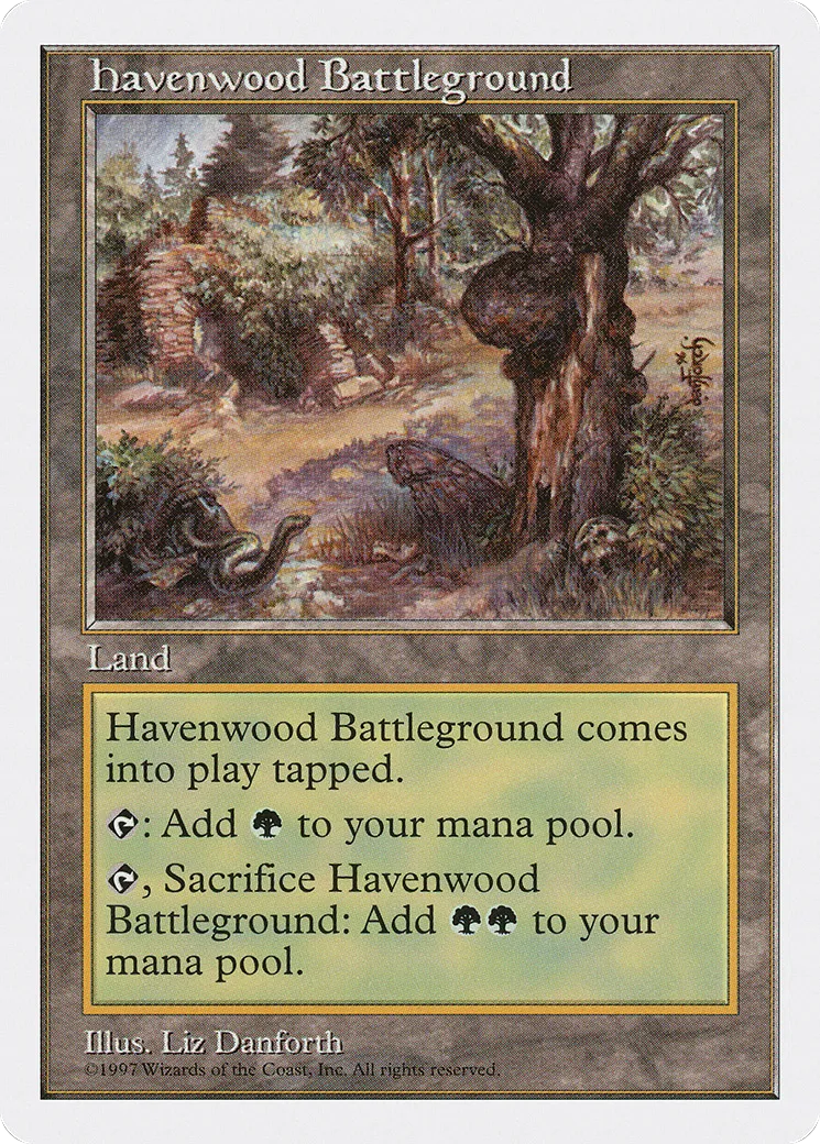 Havenwood Battleground — Fifth Edition — Magic: The Gathering