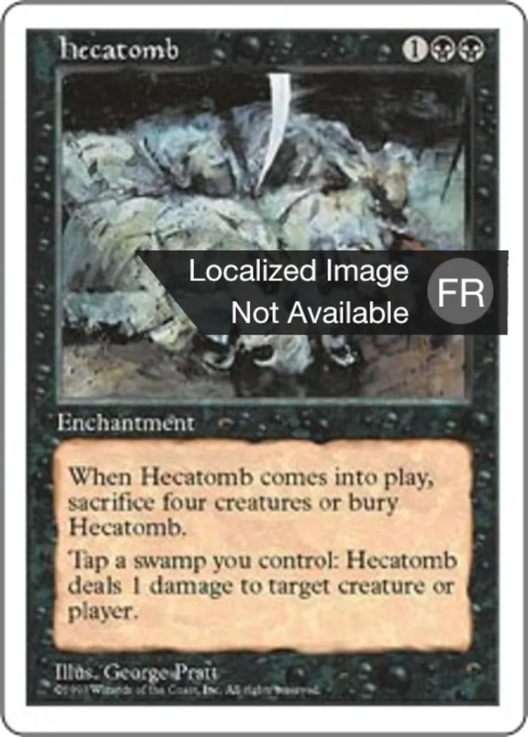 Hécatombe — Fifth Edition — Magic: The Gathering