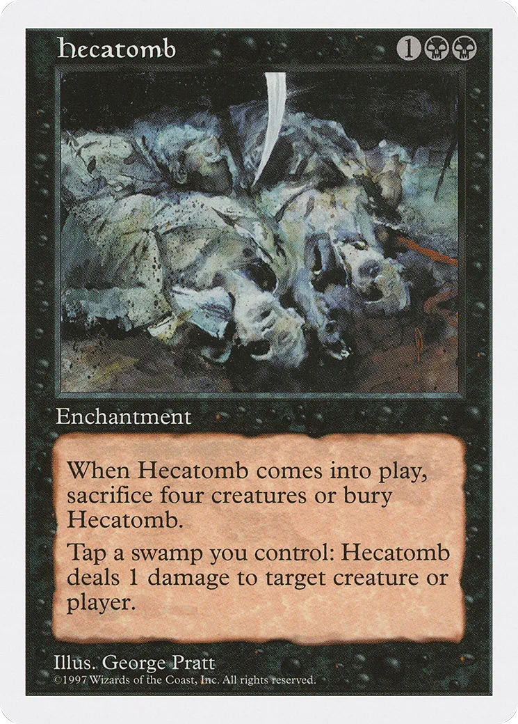 Hecatomb — Fifth Edition — Magic: The Gathering