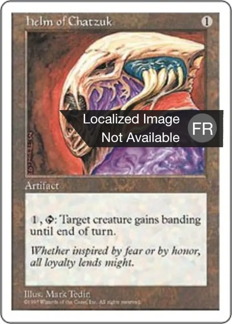 Heaume de Chatzuk — Fifth Edition — Magic: The Gathering