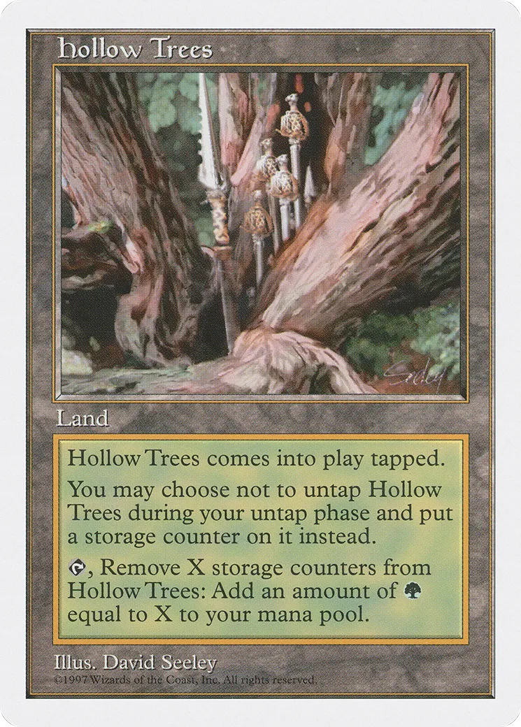Hollow Trees — Fifth Edition — Magic: The Gathering