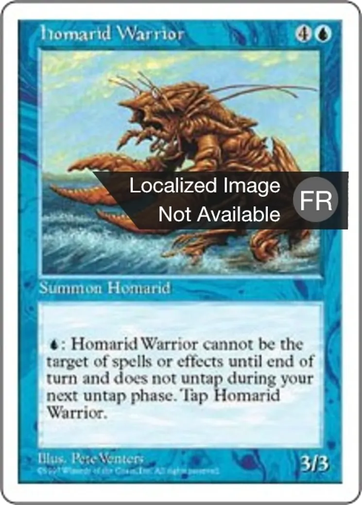 Guerrier Homaride — Fifth Edition — Magic: The Gathering