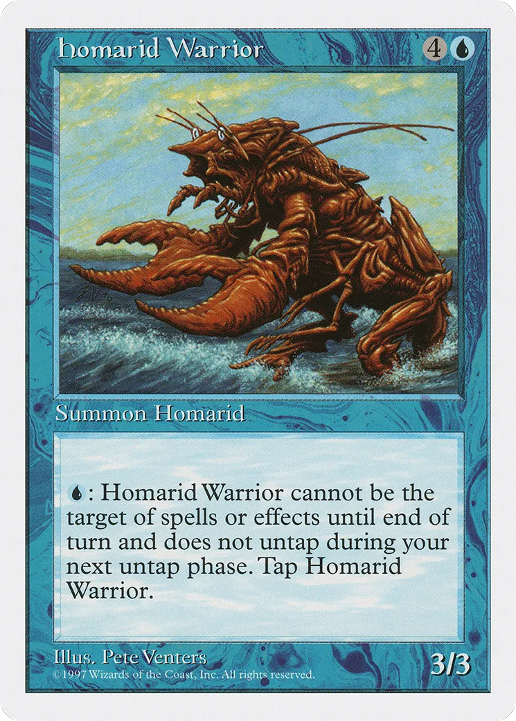 Homarid Warrior — Fifth Edition — Magic: The Gathering