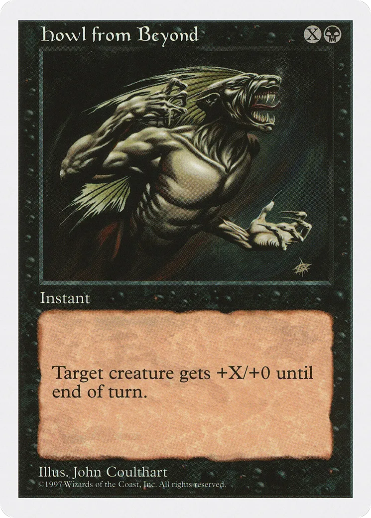 Rugissement de l'au-delà — Fifth Edition — Magic: The Gathering