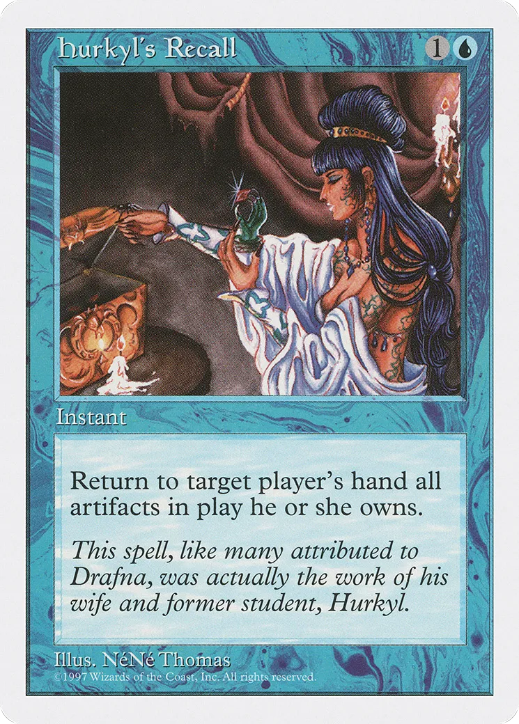Hurkyl's Recall — Fifth Edition — Magic: The Gathering