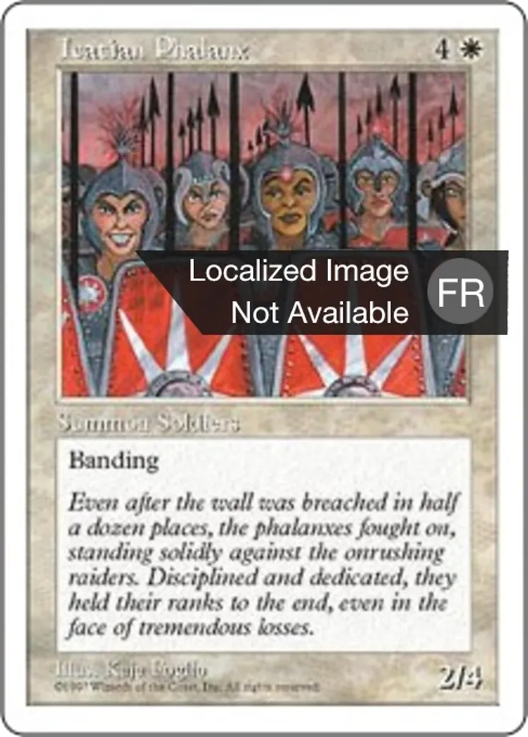 Phalange d'Icatia — Fifth Edition — Magic: The Gathering