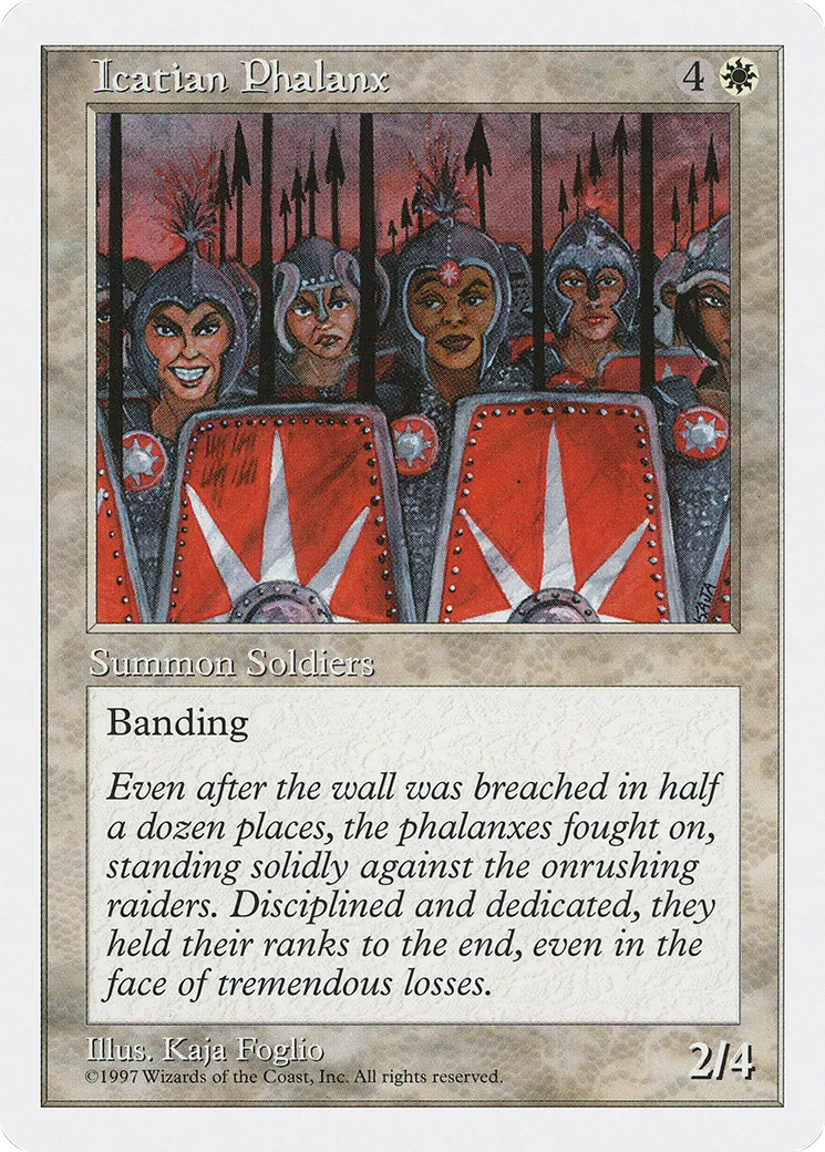 Icatian Phalanx — Fifth Edition — Magic: The Gathering