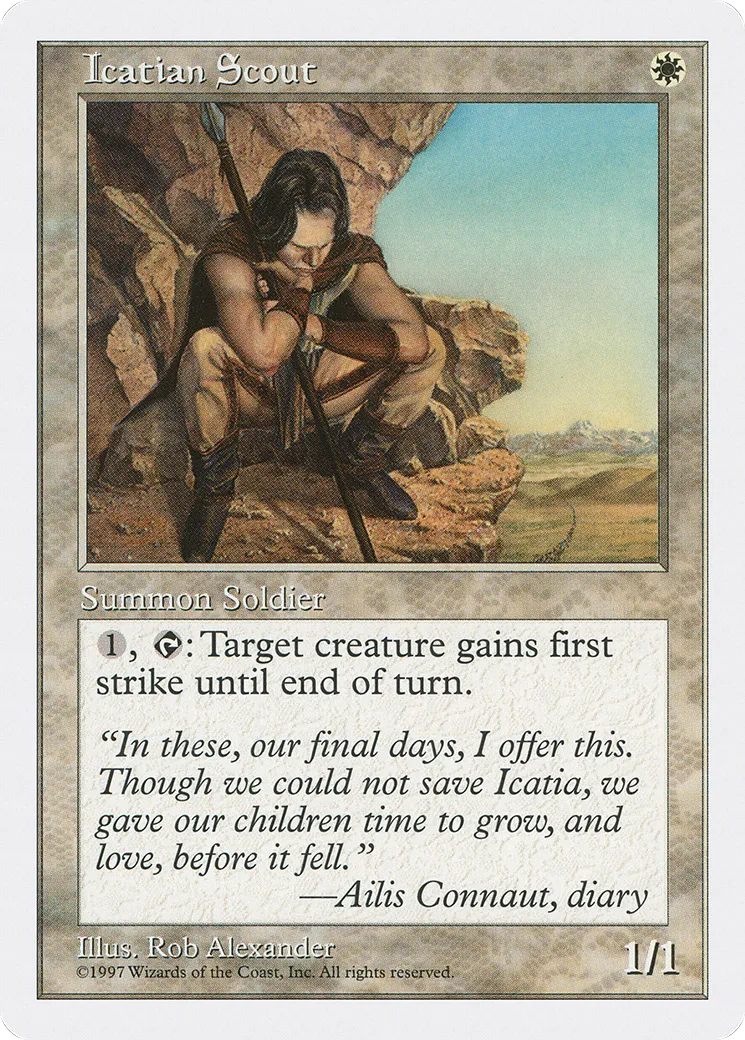 Eclaireurs icatian — Fifth Edition — Magic: The Gathering